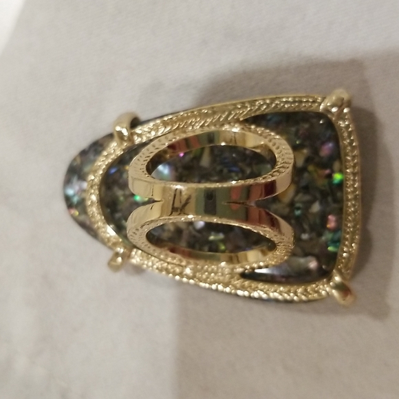 Custom Kendra Scott Tela Ring with Limited Edition Crushed Purple Abalone Stone - Picture 3 of 6